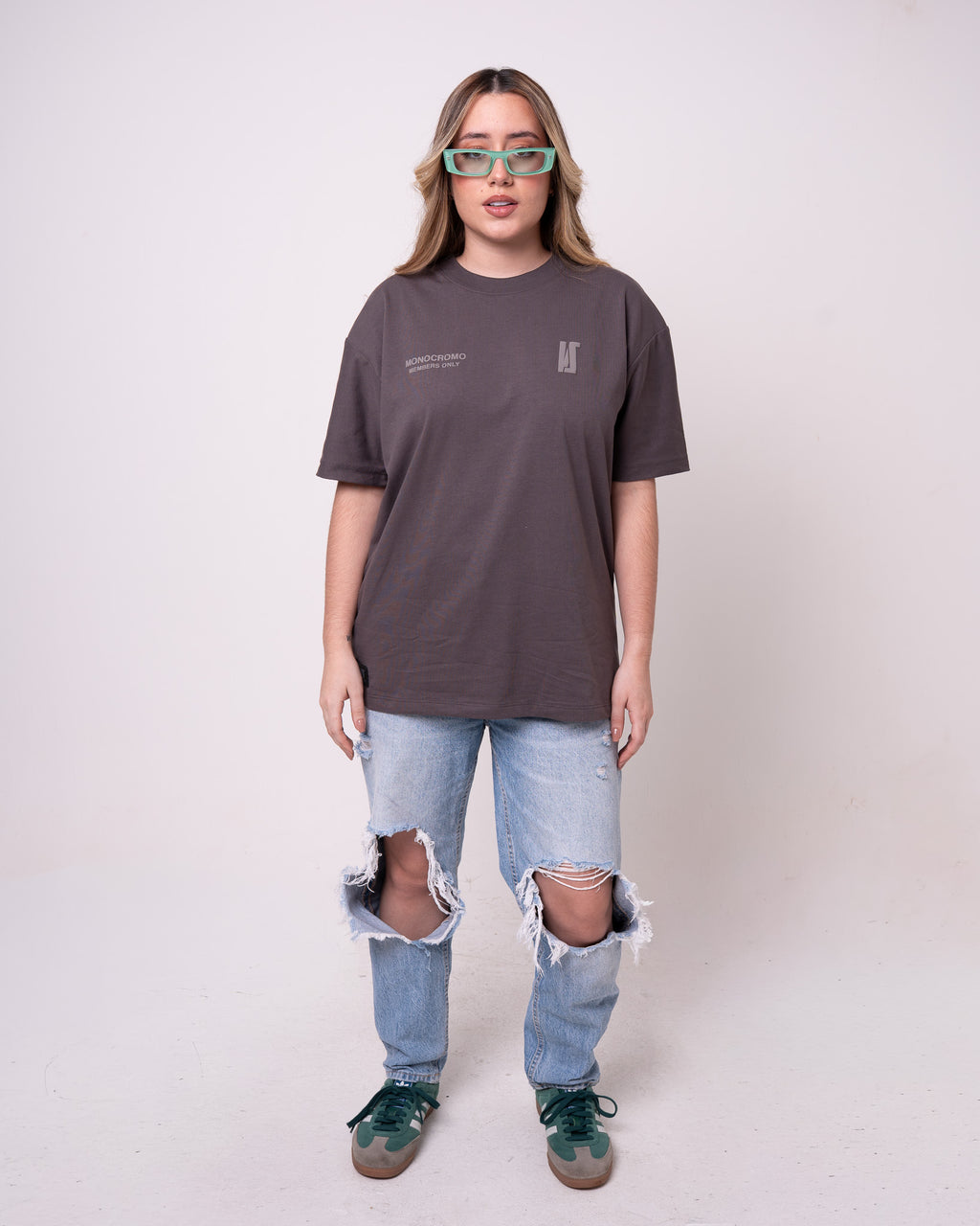 Camiseta Monocromo - Gris