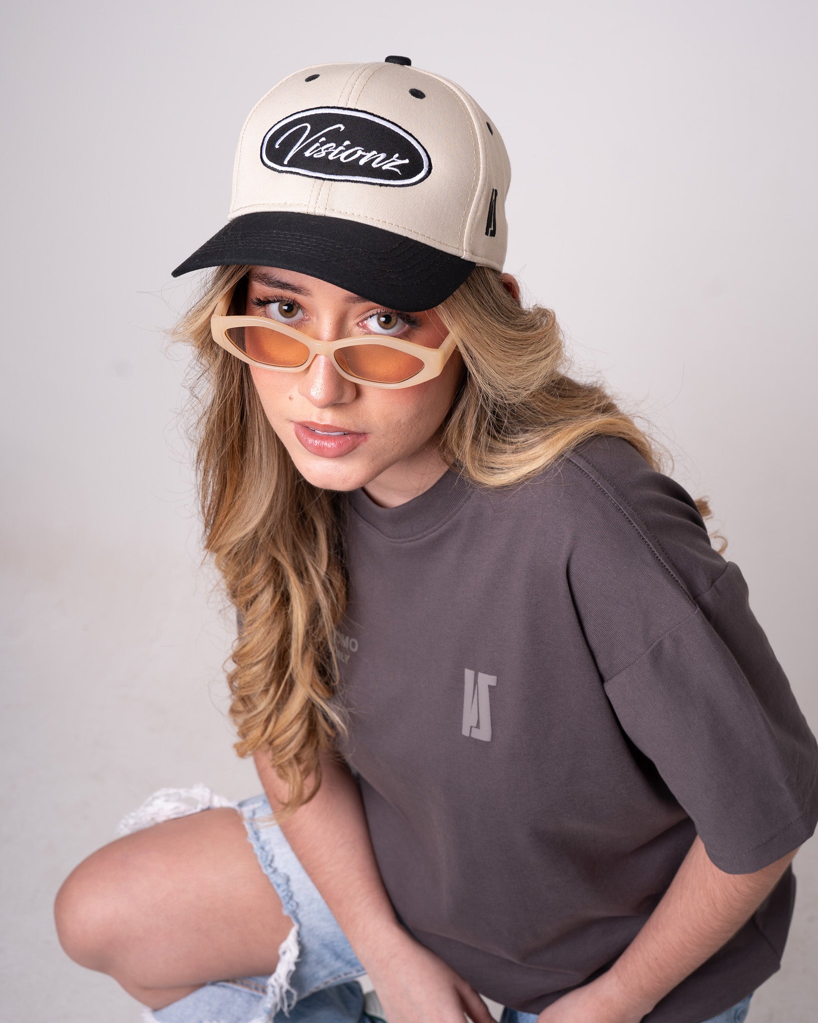 Gorra Parche - Beige Arena